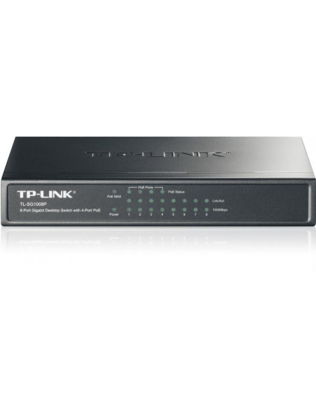 Switch TP-Link TL-SG1008P, 8 port, 10/100/1000 Mbps,TL-SG1008P