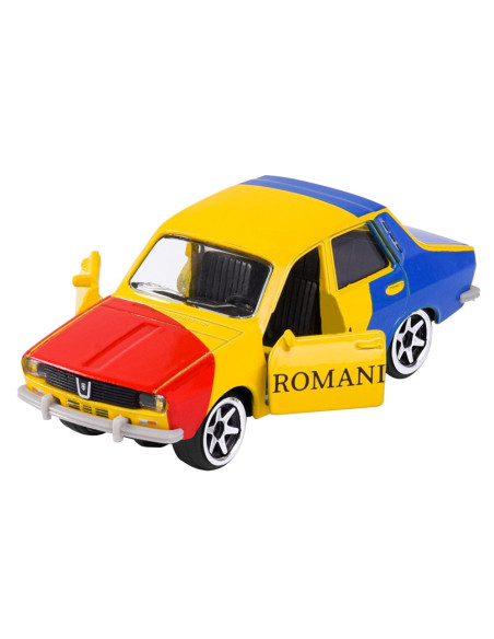 S212052010SRO-RMU,Masinuta Majorette Dacia 1300 romania multicolor