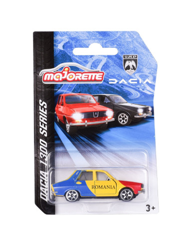 S212052010SRO-RMU,Masinuta Majorette Dacia 1300 romania multicolor