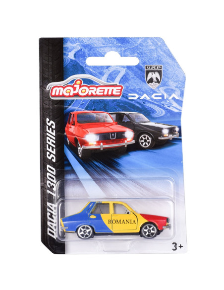 S212052010SRO-RMU,Masinuta Majorette Dacia 1300 romania multicolor
