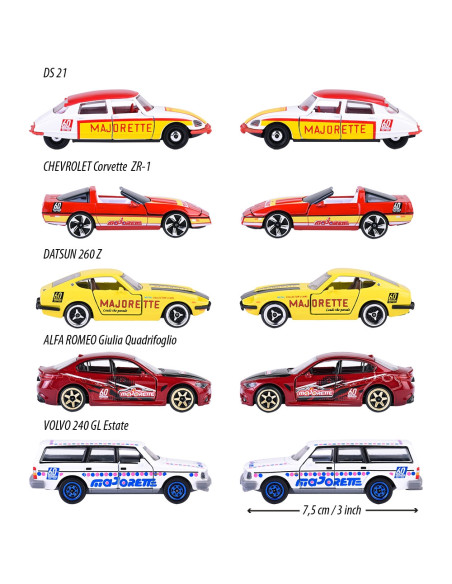 S212054101,Set Majorette Anniversary Edition cu 5 masinute