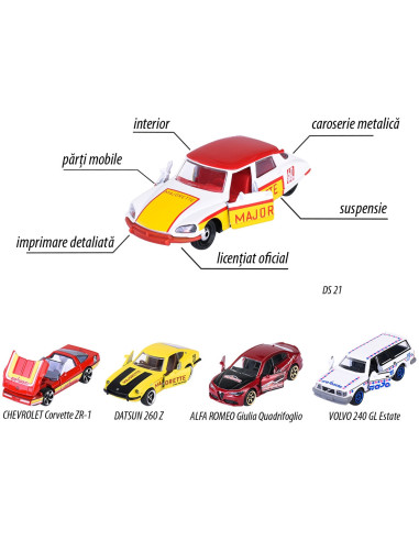 S212054101,Set Majorette Anniversary Edition cu 5 masinute