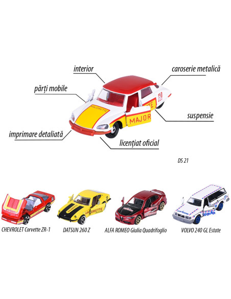 S212054101,Set Majorette Anniversary Edition cu 5 masinute