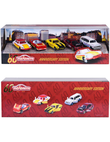 S212054101,Set Majorette Anniversary Edition cu 5 masinute