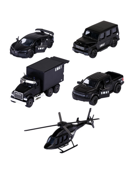 S212053167SME,Set Majorette SWAT cu 5 vehicule