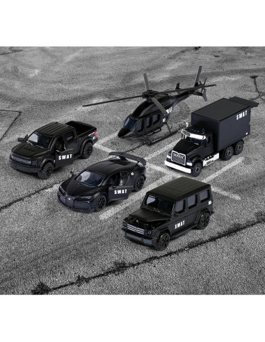S212053167SME,Set Majorette SWAT cu 5 vehicule