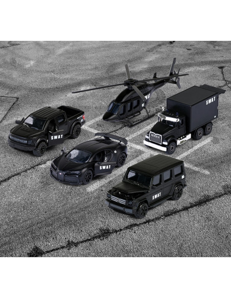 S212053167SME,Set Majorette SWAT cu 5 vehicule