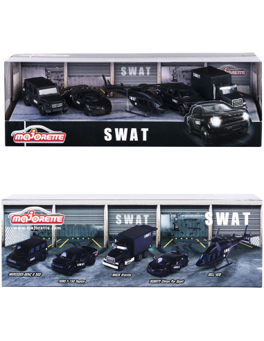 S212053167SME,Set Majorette SWAT cu 5 vehicule