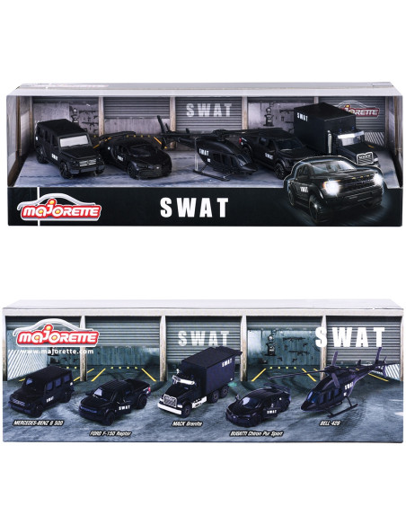 S212053167SME,Set Majorette SWAT cu 5 vehicule