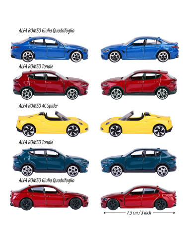 S212053178SII,Set Majorette Alfa Romeo cu 5 masinute