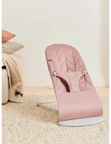 BS-006222A,BabyBjorn - Balansoar Bliss Dusty Pink cu aspect delicat de petala, tesatura matlasata