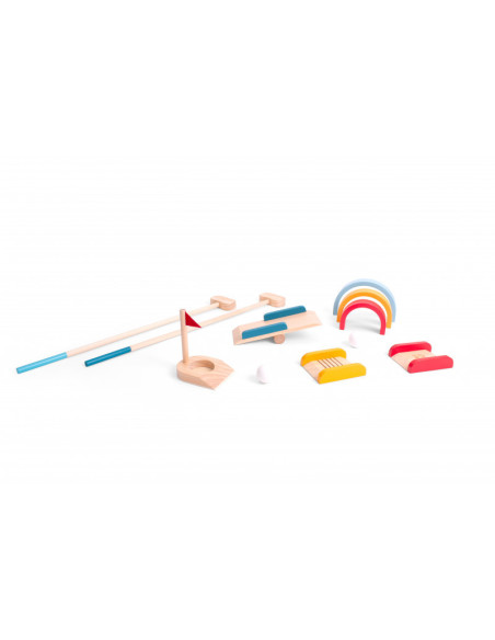 GA474,Set de golf din lemn, BS Toys