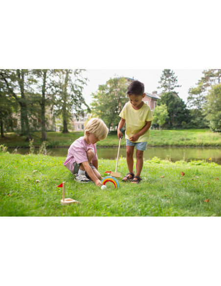 GA474,Set de golf din lemn, BS Toys