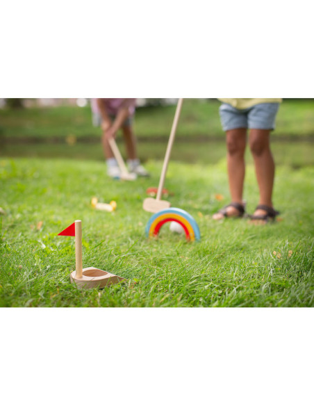 GA474,Set de golf din lemn, BS Toys