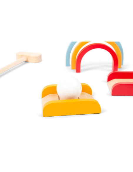 GA474,Set de golf din lemn, BS Toys