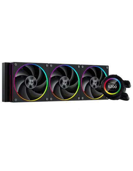 SL360,Cooler procesor cu lichid cu display ID-Cooling SL360 negru iluminare aRGB