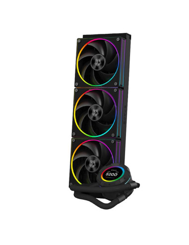 SL360,Cooler procesor cu lichid cu display ID-Cooling SL360 negru iluminare aRGB