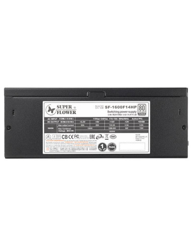 SF-1600F14HP,Sursa full modulara Super Flower Leadex Platinum 1600W neagra
