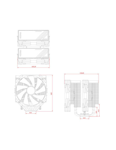 FROZN-A720-BLACK,Cooler procesor ID-Cooling FROZN A720 negru FROZN-A720-BLACK,Cooler procesor ID-Cooling FROZN A720 negru