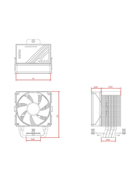 FROZN-A400-BLACK,Cooler procesor ID-Cooling FROZN A400 negru FROZN-A400-BLACK,Cooler procesor ID-Cooling FROZN A400 negru