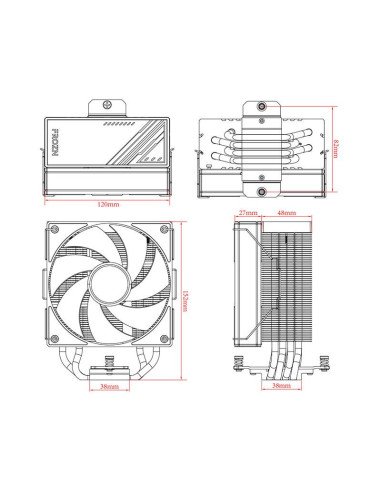 FROZN-A410-ARGB,Cooler procesor ID-Cooling FROZN A410 iluminare aRGB FROZN-A410-ARGB,Cooler procesor ID-Cooling FROZN A410 iluminare aRGB