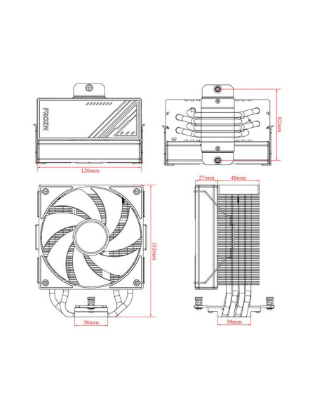 FROZN-A410-ARGB,Cooler procesor ID-Cooling FROZN A410 iluminare aRGB FROZN-A410-ARGB,Cooler procesor ID-Cooling FROZN A410 iluminare aRGB
