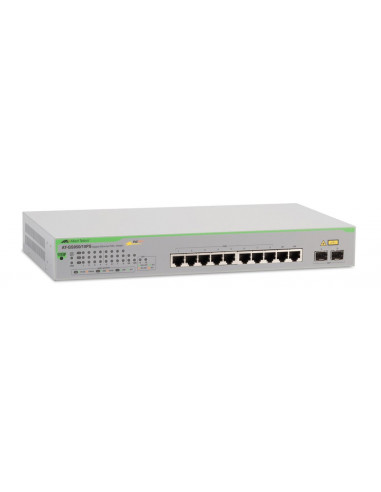 NET SWITCH 10PORT 1000T/2SFP AT-GS950/10PS-50