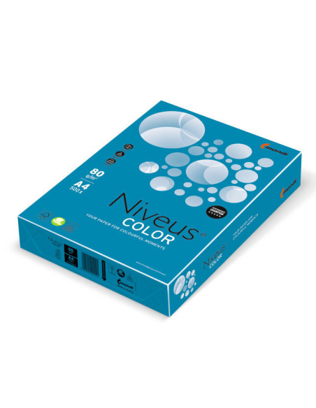 NI180098744,Hartie copiator a4 albastru intens 80g 500/top db49 niveus