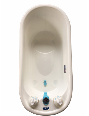 10130790001,Set cadita 88 cm cu termometru, reductor si accesorii, White Blue