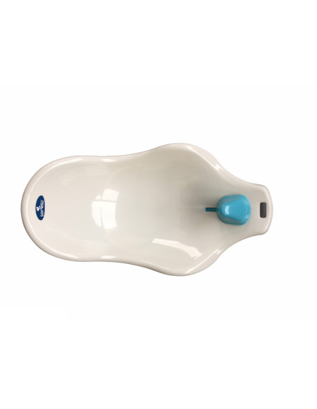 10130790001,Set cadita 88 cm cu termometru, reductor si accesorii, White Blue