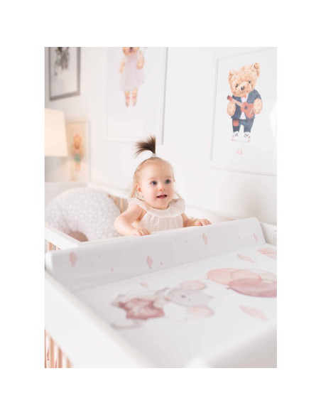 BN-W-216-000-727,Saltea de infasat, Ceba Baby, Basic, 50x70 cm, Atasabila la patut, Fara BPA, 0 luni+, Mouse