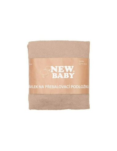 BN-43928,Husa, New Baby, Pentru saltea de infasat, 50x70 cm, Cu banda elastica, Bumbac terry, Beige BN-43928,Husa, New Baby, Pentru saltea de infasat, 50x70 cm, Cu banda elastica, Bumbac terry, Beige