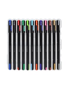 Pixuri cu gel Linc Pentonic 856SET, 12 Culori/set  2