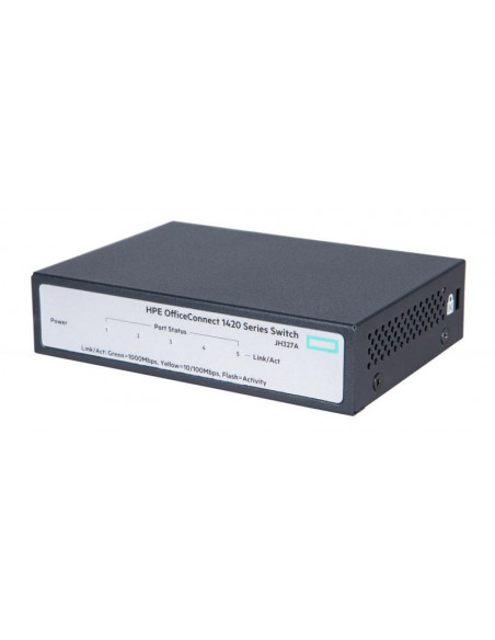NET SWITCH 5PORT 1000M/1420 5G JH327A HPE,JH327A