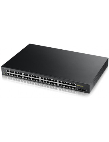 Zyxel GS1900-48HP 48-port GbE Smart Managed PoE Switch cu 2xSFP