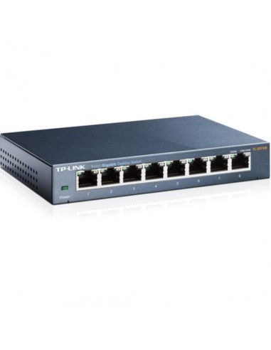 Switch TP-Link TL-SG108S, 8 port, 10/100/1000 Mbps,TL-SG108S