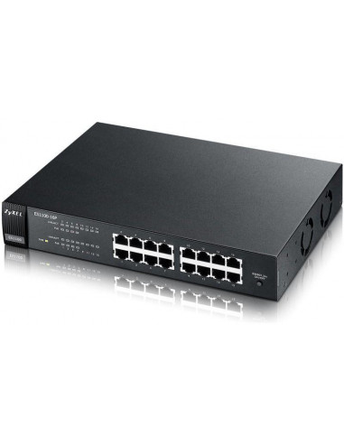 Switch Zyxel ES1100-16P, 16 port, 10/100/1000