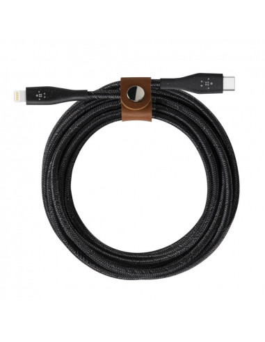 BOOST-CHARGE USB-C Cable with Lightning Connector + strap (made
