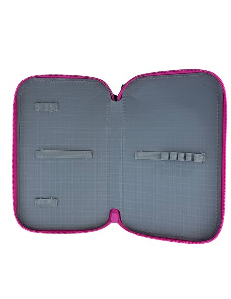 Penar neechipat 3 fermoare hello kitty roz pigna