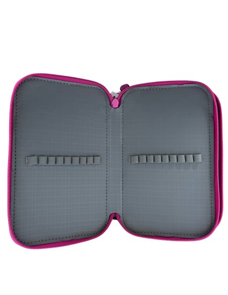 Penar neechipat 3 fermoare hello kitty roz pigna