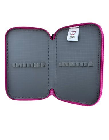 Penar neechipat 3 fermoare hello kitty roz pigna