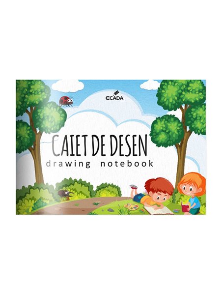 Caiet desen Ecada 29307, 17x24, 16 file