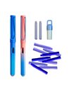 Set stilouri cu cerneala termosensibila + Rezerve, Albastru/roz