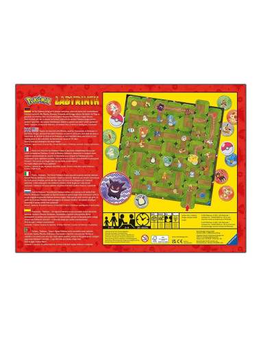 RVBR0361,Labyrinth Pokemon, multilingv, 7+ ani - RAVENSBURGER