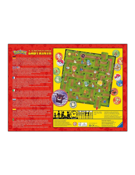 RVBR0361,Labyrinth Pokemon, multilingv, 7+ ani - RAVENSBURGER