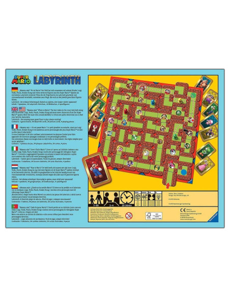 RVBR2655,Labyrinth Super Mario, multilingv, 7+ ani - RAVENSBURGER