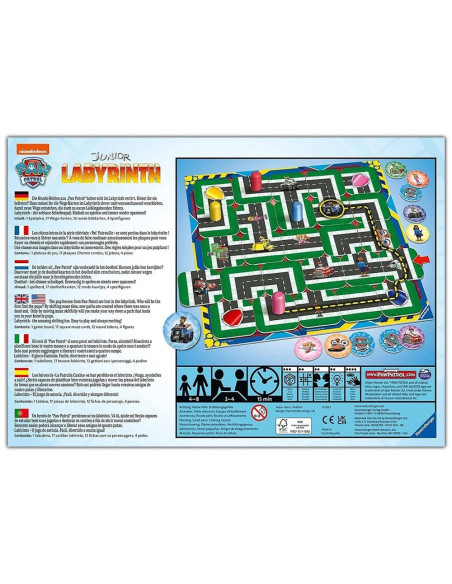 RVBR8241,Labyrinth Paw Patrol Junior, 4+ ani - RAVENSBURGER