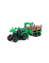96487,Tractor cu remorca lemne - Progresso, 40x11.5x17 cm, Polesie