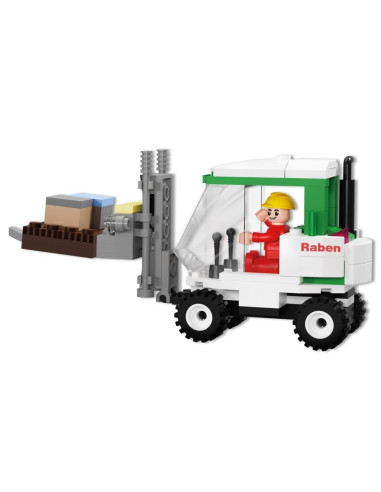 KBR061,Blocki Raben, Camion cu remorca, 377 piese