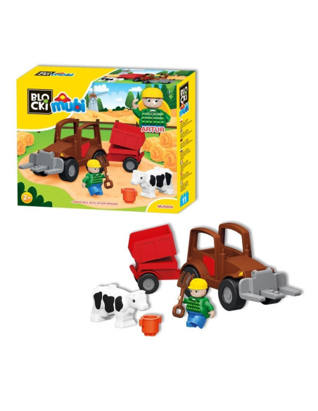 MU5004,Blocki mubi, Aventura la ferma, 11 piese